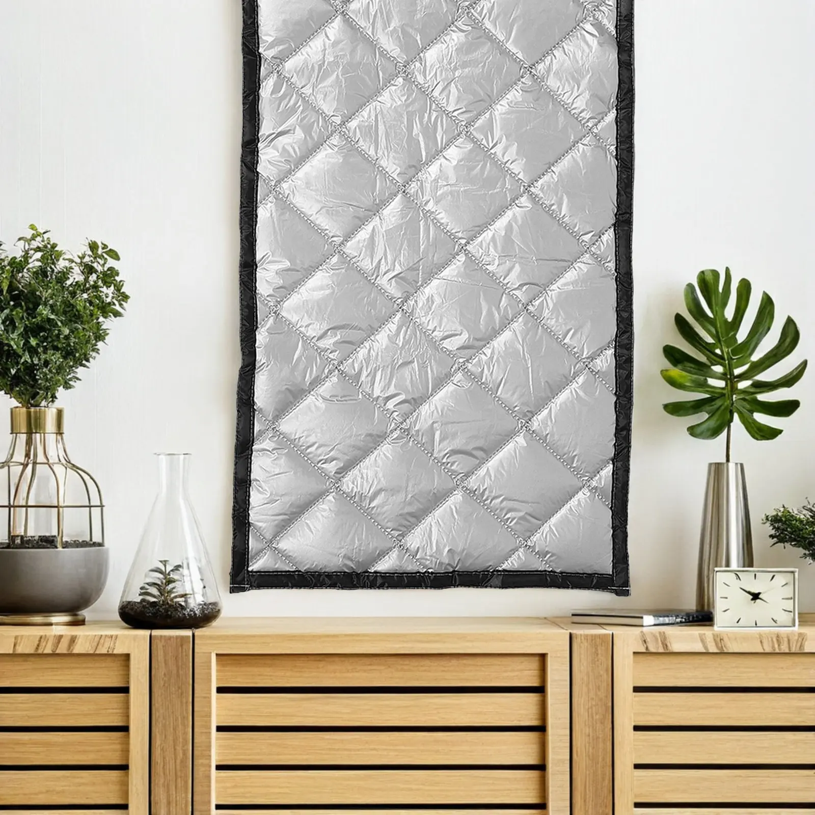 Soundproof Blackout Oxford Cloth Curtain Thermal Insulated Bedroom Noise Cancelling Sound Blocking for Windows Doors view 4