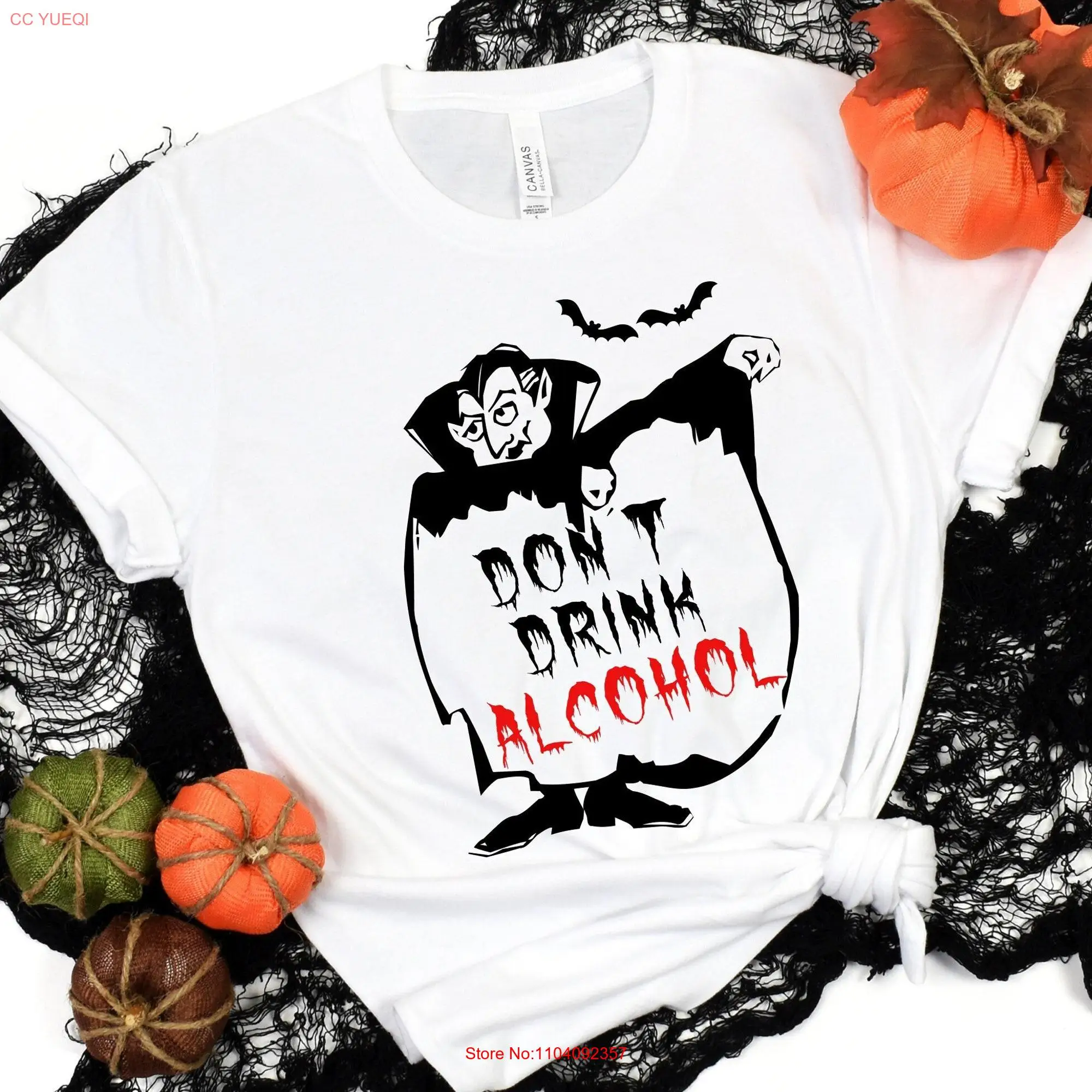 Dracula Alcohol T Shirt Free For Natural Dadcula Halloween Sarcastic long or short sleeves