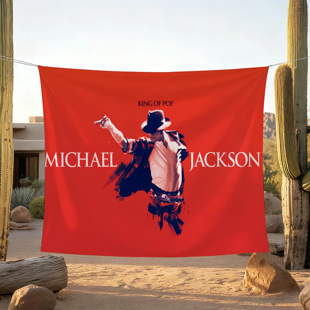 ⭐️Michael Jackson⭐️垂幕⭐️応援旗⭐️タペストリー⭐️未使用⭐️ Classic Singer M-Michael Jackson flag For Living Room Home Dorm