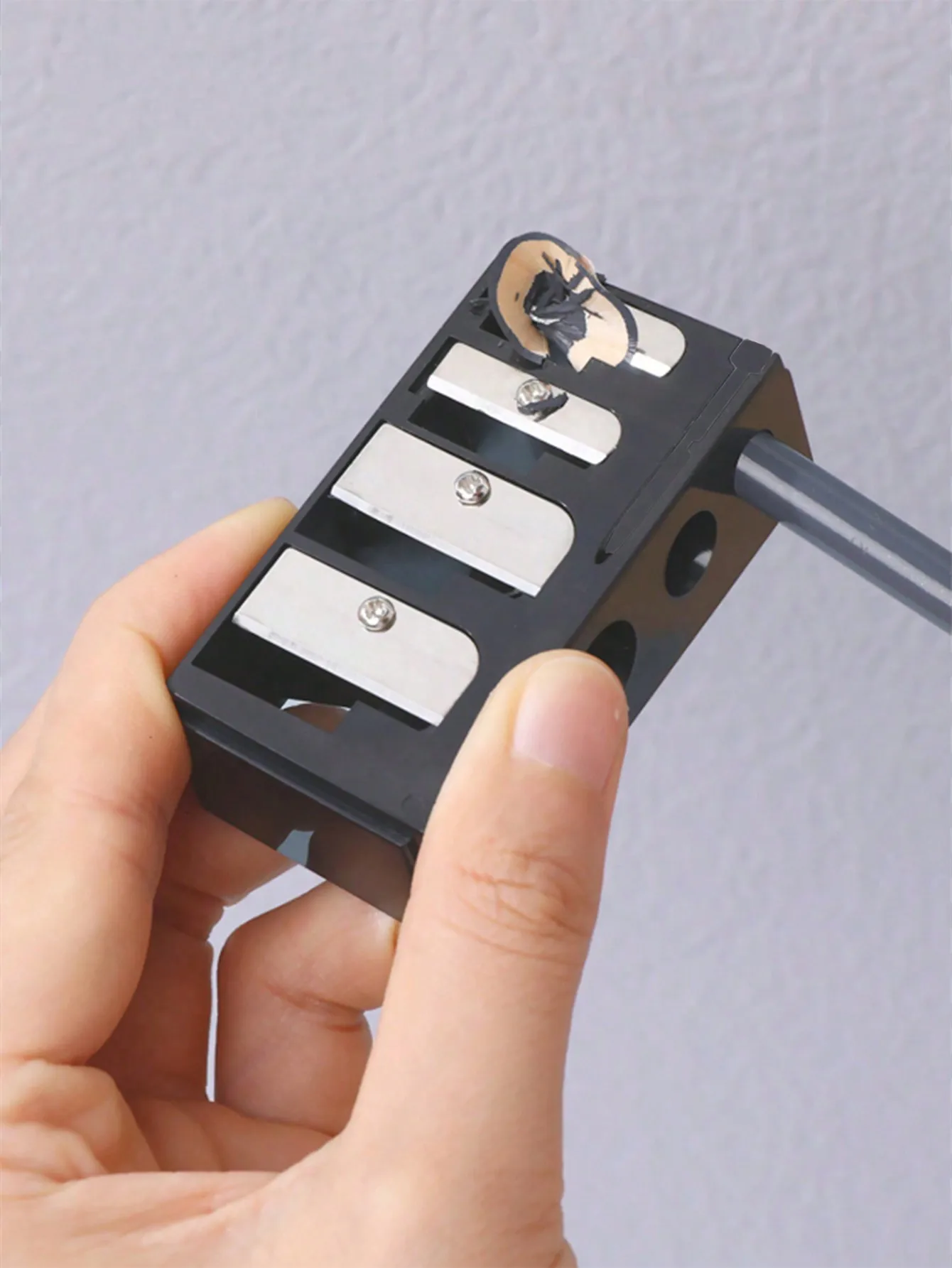 Makeup Pencil Sharpener, Professional Eyeliner Eyebrow Pencil Sharpener, Portable Multi-Functional Cosmetic Pencil Cutter