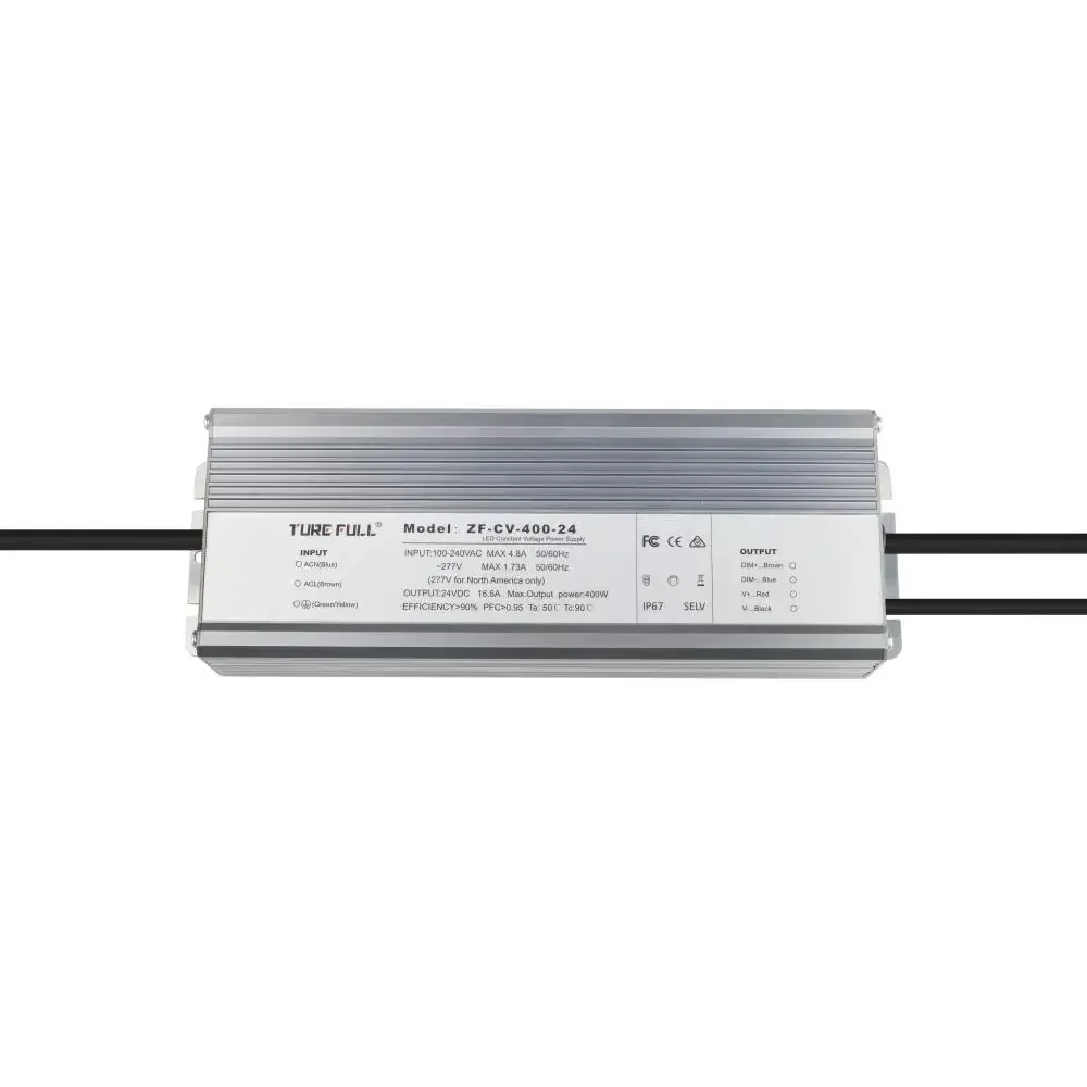 IP68 Waterproof 110v 220v AC DC Switching Power Supply 24W 400W 12V 24V Constant Voltage LED Driver LED Strip 36W Single Output