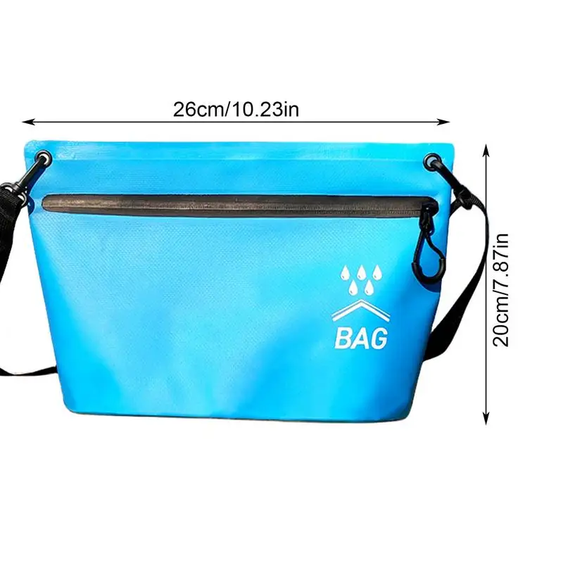 Neceser de viaje suspendido, neceser impermeable de un solo hombro con cremallera, bolsa de maquillaje multifuncional portátil grande