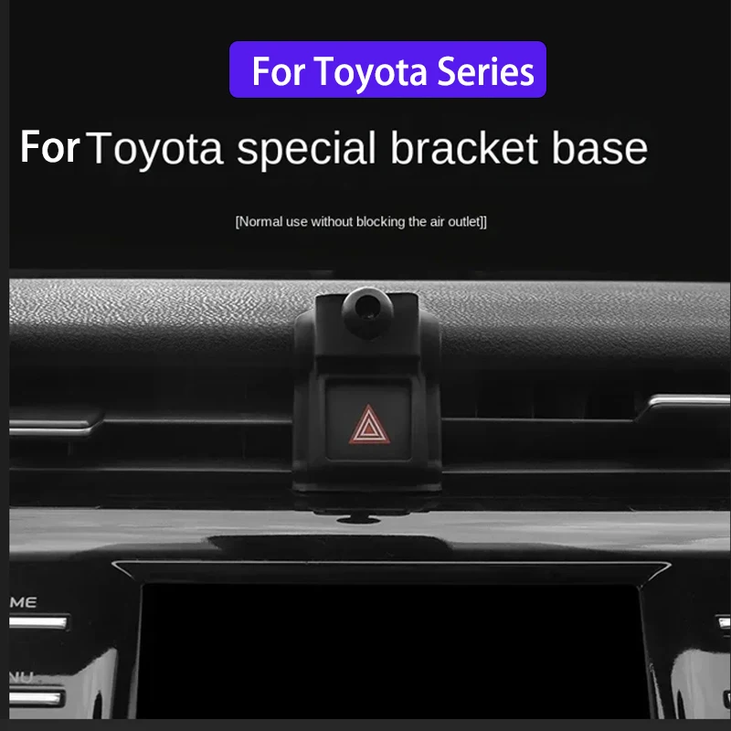 Auto-Handyhalterungsbasis für Toyota Camry Corolla RAV4 CHR Avalon Prado Highlander LandCruiser Fortuner 4Runner Innenzubehör – Detail 3