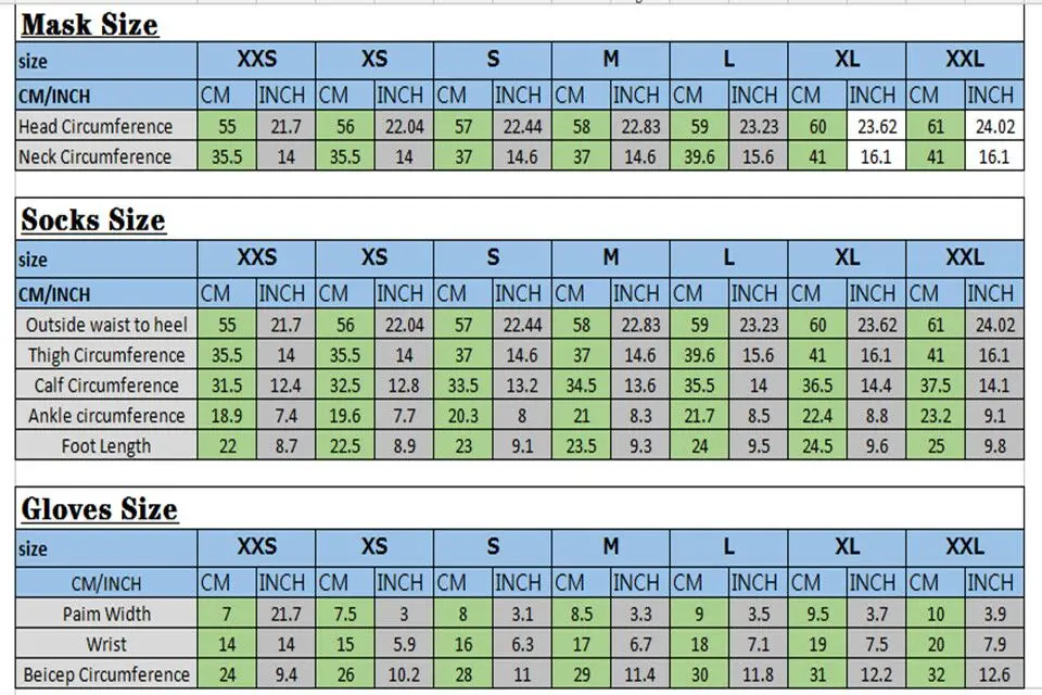 100% اللاتكس Gummi الأسود طويل تو الجوارب المطاط حجم S-XL 0.4 مللي متر