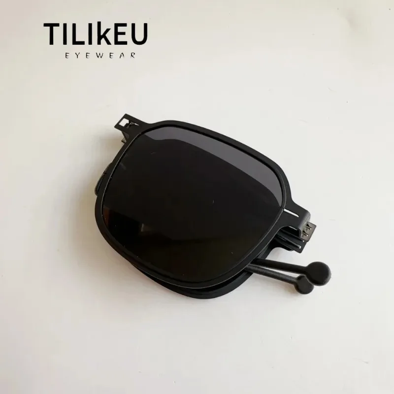 

Polarized Folding Glasses Frame Outdoor Driving Fishing Portable Folding Sunglasses UV400 Filtered Men Sunglasses Gift Shades