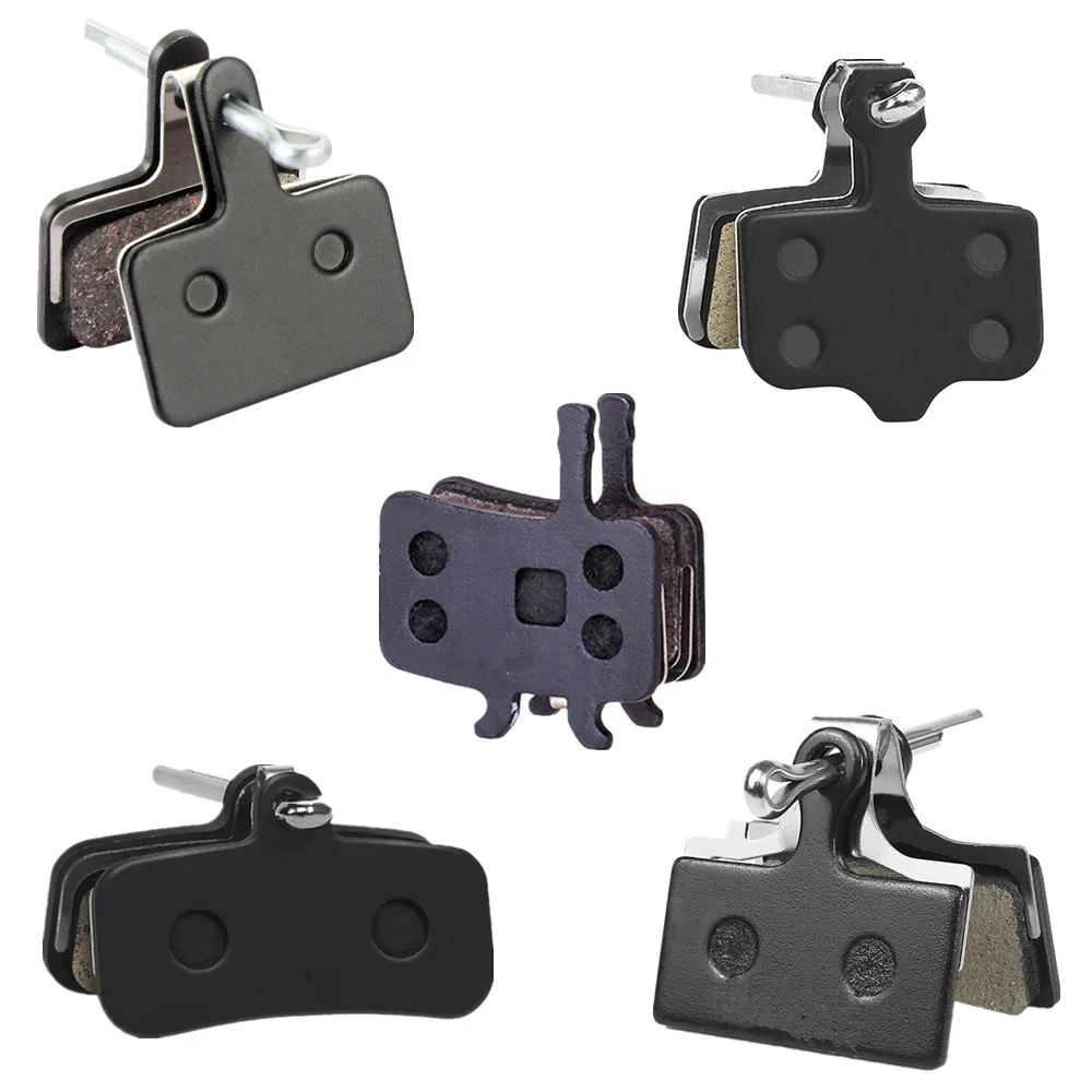 Pastilhas de freio a disco hidráulico semi-metálicas para bicicleta mtb, 4 peças, para shimano, sram, avid, hayes, magura, fórmula, hope, peça de freio para bicicleta de estrada