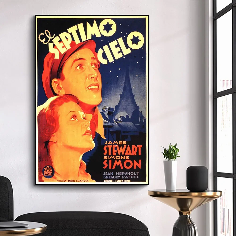 WM3213 Seventh Heaven (3) Classic Movie HD Silk Fabric Poster Art Decor Indoor Painting Gift