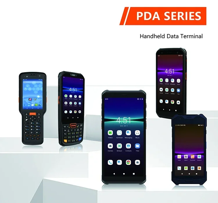 5.5 inch Handheld PDA Android 11.0 Data Collectors industrial logoistic smart phone NFC Barcode rugged android pda