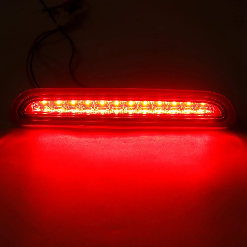 A71E-3RD Red 12-LED Rear Tail Stop Light High Mount Lamp for Toyota Hiace/Commuter 2005-2013