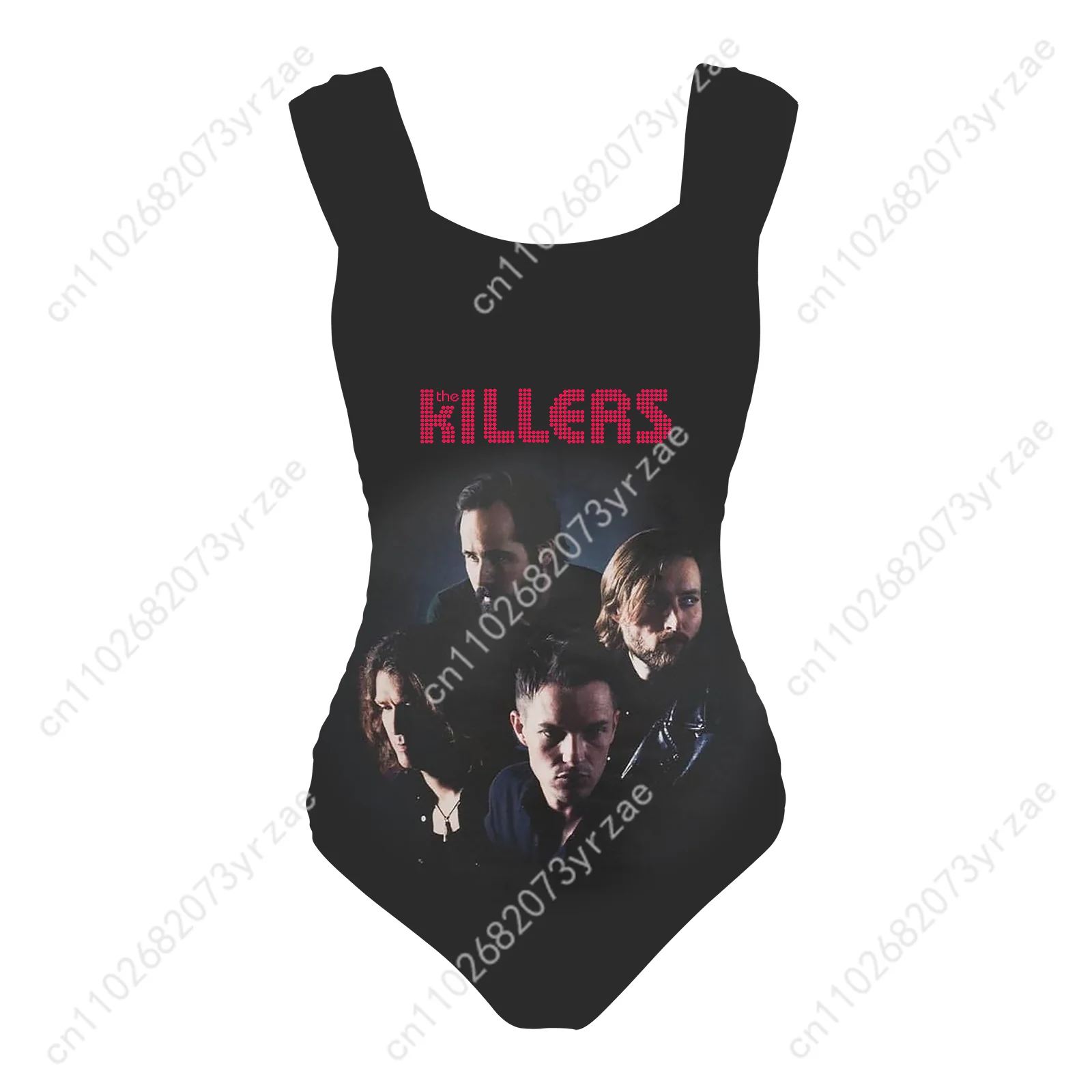 ชุดว่ายน้ำวันพีซ The Killers สายกว้าง ชุดว่ายน้ำผู้หญิง ชุดว่ายน้ำส่วนตัว ชุดว่ายน้ำปาร์ตี้ริมสระน้ำ บิกินี่เซ็กซี่ ชุดว่ายน้ำสั่งทำ