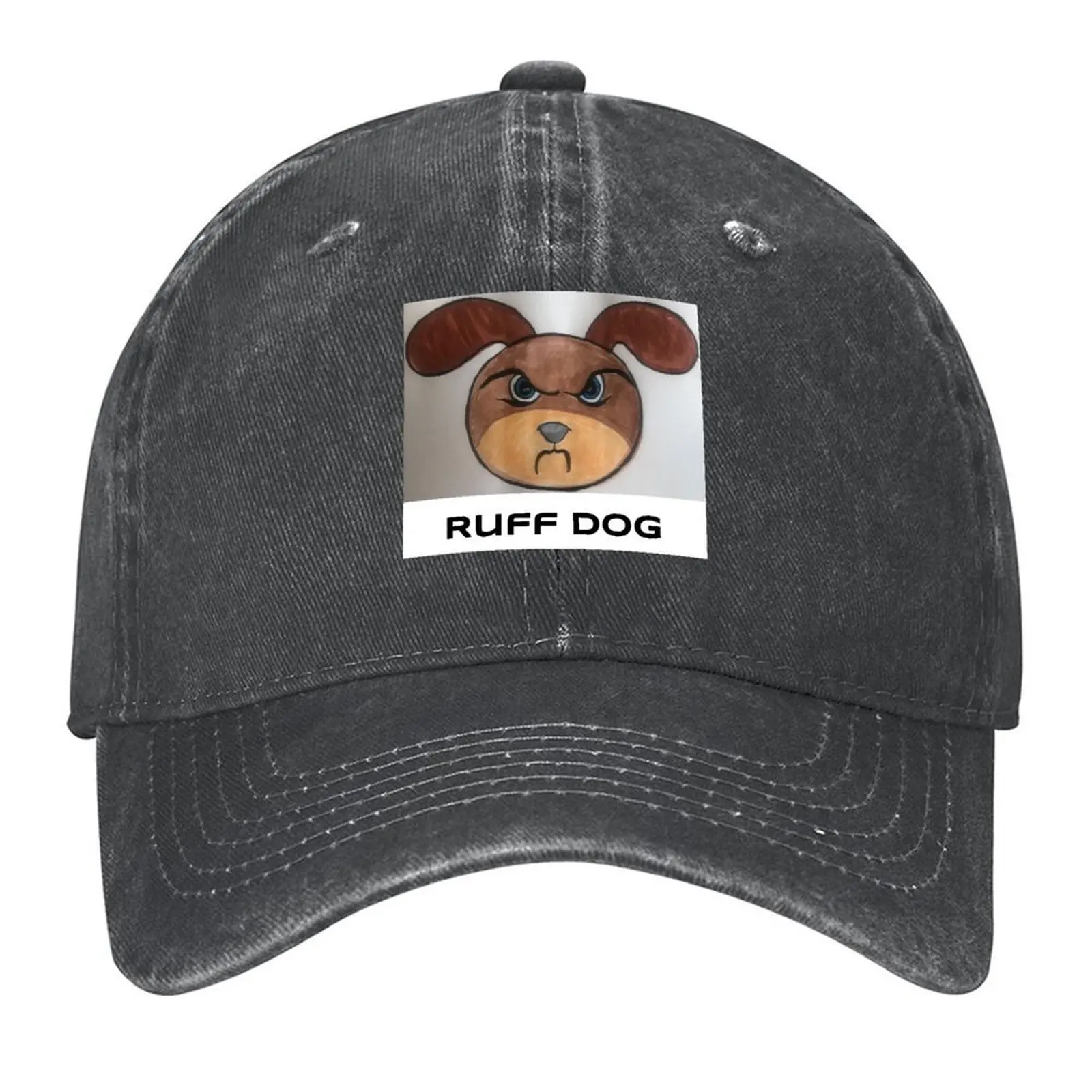 

Ruff Dog Baseball Cap Military Tactical Cap Snap Back Hat Visor Golf Hat Men's Women's