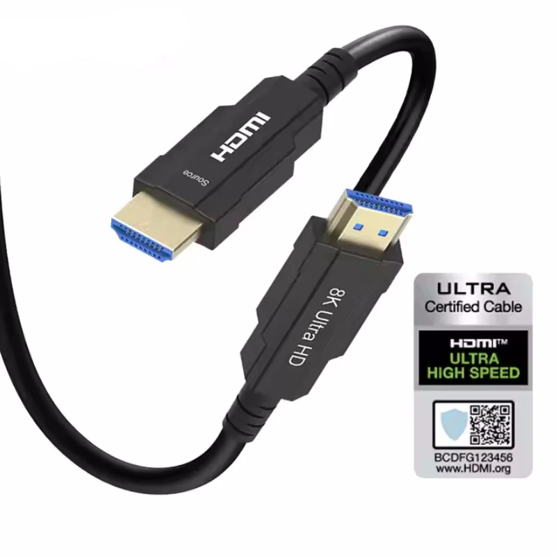 Cable de fibra óptica 8K HDMI 2,1 AOC 8K @ 60Hz 4K @ 120Hz eARC alta velocidad 48Gbps 10m 20m 50m HDMI fibra óptica activa para RTX 3080/3090