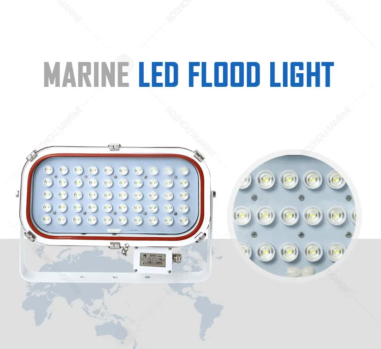 Stainless Steel 50w Marine Outdoor Waterproof Led Flood Light TG20