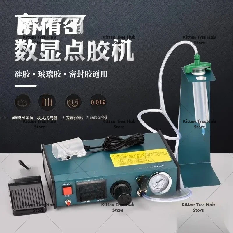 983A Glue Dispenser Semi-automatic PVC 30ML Syringe Glue Dispenser Epoxy Dispensing Tool