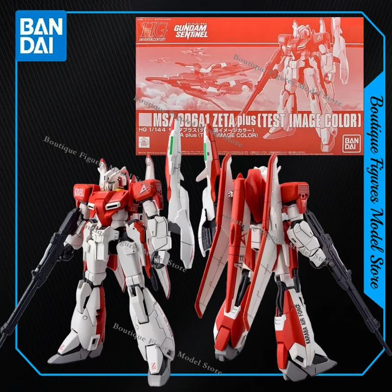 Bandai original gundam hg MSZ-006A1 MSZ-006C1 zeta plus c1 unicórnio ação anime figuras brinquedos crianças presente montagem modelo ornamentos