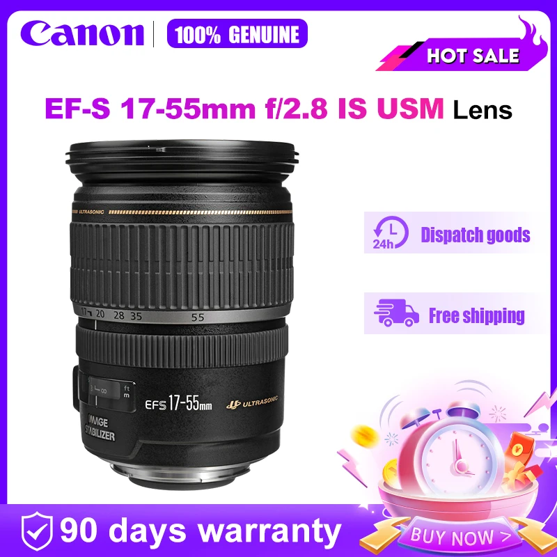 عدسة Canon EF-S 17-55mm f2.8 IS USM ذات فتحة كبيرة وعدسة تكبير DSLR بزاوية واسعة #1