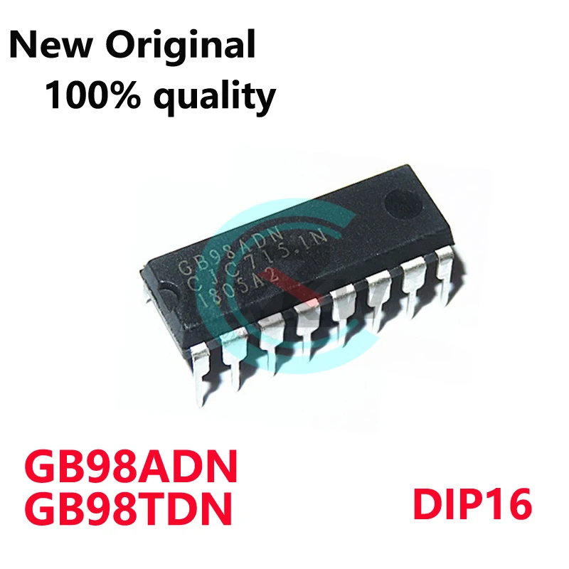 5/PCS Nuevo chip de retroiluminación LCD original GB98ADN GB98TDN DIP16 en stock