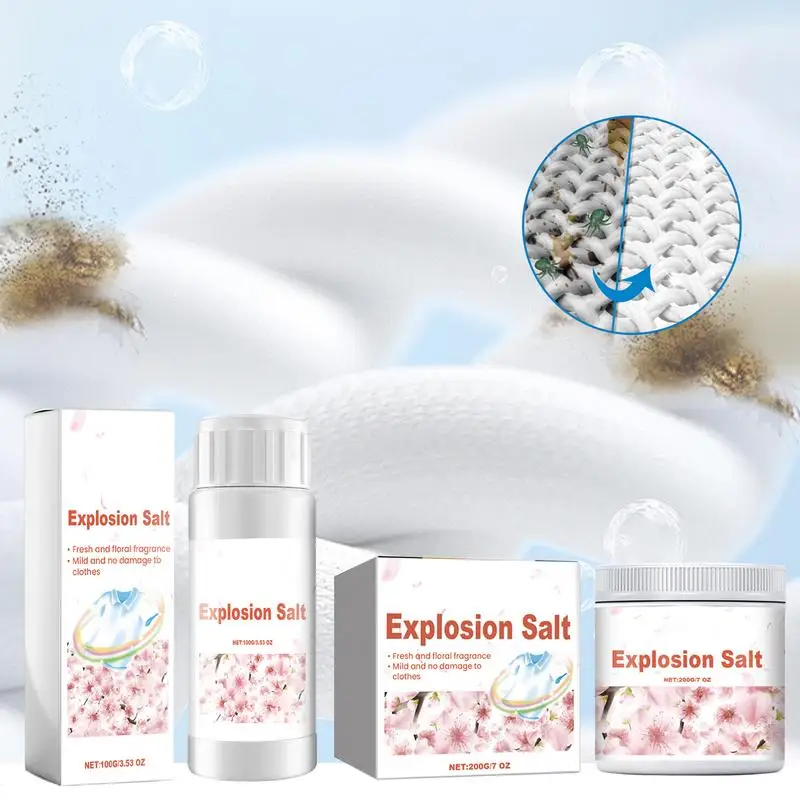 

Laundry Odor Eliminator For Clothes Multifunctional Laundry Explosive Salt Laundry Scent Booster Long-Lasting Scented Powder