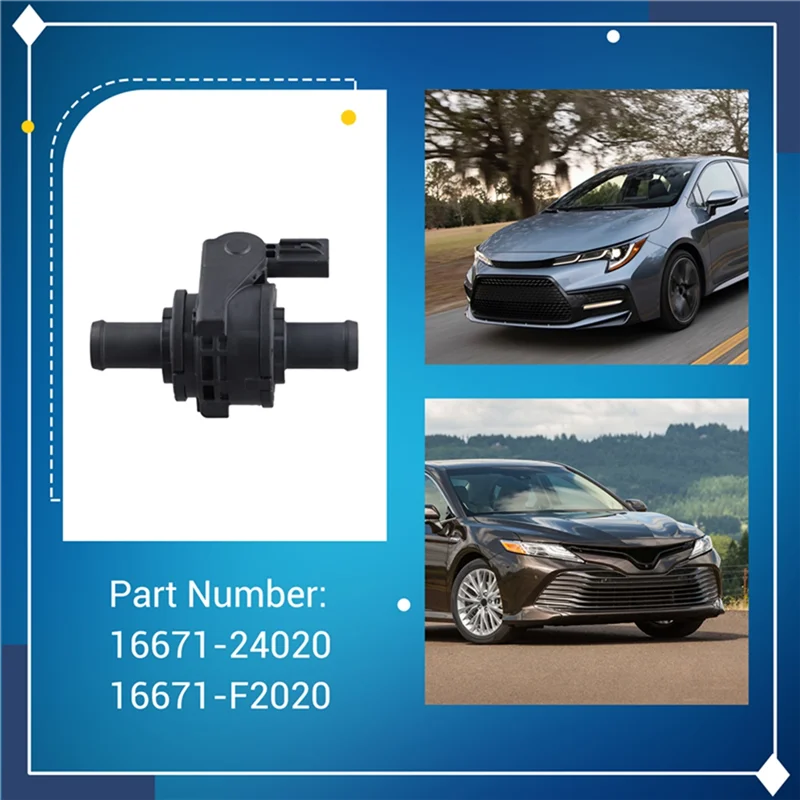 HOT-Heater Wate Valve 16671-24020 For Toyota Avalon RAV4 Corolla Camry 18-21 Engine Coolant Flow Control Valve 16671-F2020,Heate
