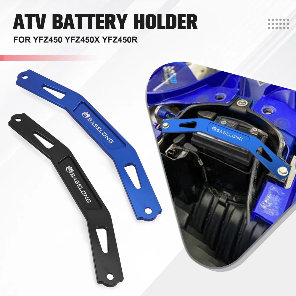 

ATV YFZ450R 2009-2024 Battery Holder For Yamaha YFZ 450 Motorcycle Battery Bracket Fits YFZ450X 2010-2011 YFZ450R SE 2009-2024