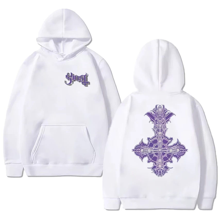 Hot Sale Ghost Skeletour World Tour 2025 New in Album streetwear Men women hip hop Hoodie Unisex Fleece Long sleeve Sweatshirt