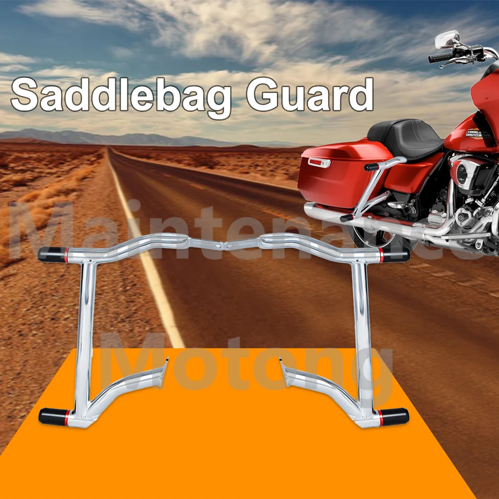 

Motorcycle Saddlebag Guard Rails Bag Guards For Harley Road Glides Street Glides Road Glides FLHT FLHX 2014-2023