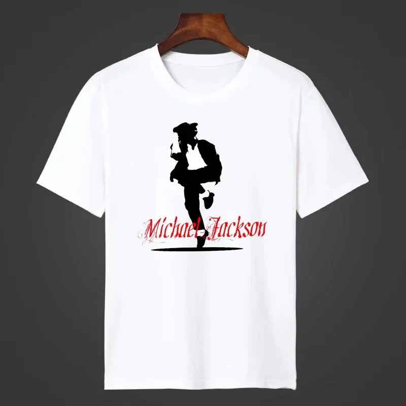 Michael Jackson Short Sleeved Men Women Kids Tshirt MJ Fan Casual Wear Couple Outfit Adults Cotton T Shirt