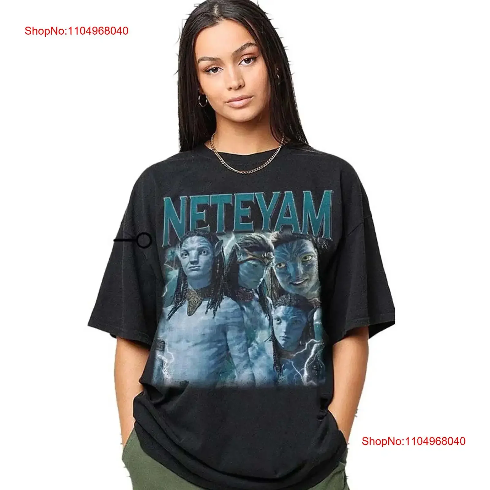 

Limited Neteyam Vintage T Shirt For Women and Man vintage Washed Stylish homme Casual Stretched streetwear