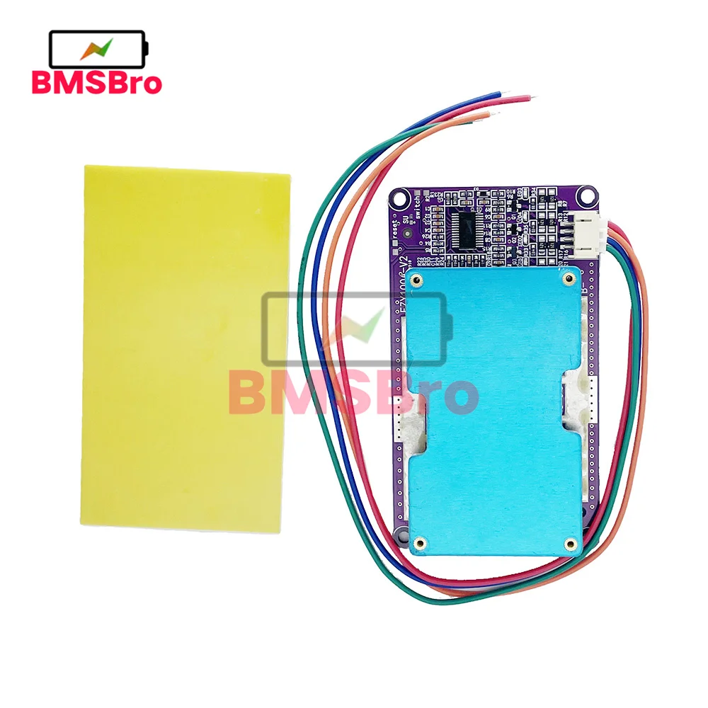 BMS 4S 100A 3.2V Lifepo4 Battery Cell Packs Charging Protection Board Motorcycle Inverter PCB Board Circuit Braeker Same Port