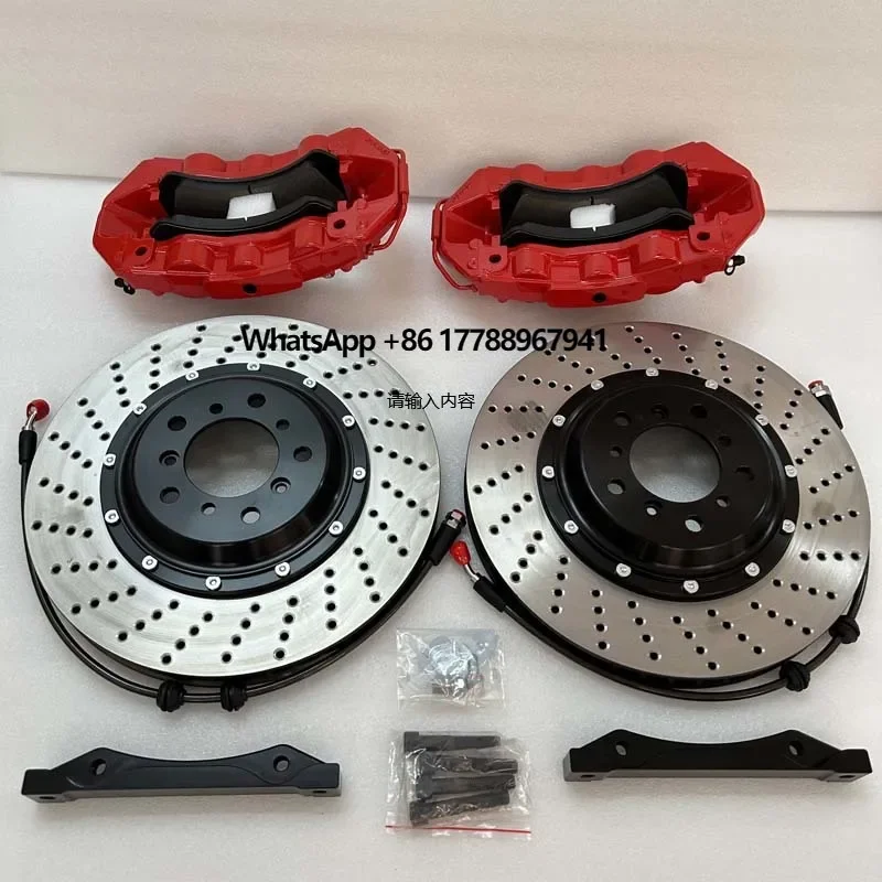 

High Performance Racing 6 Piston Car Brake Calipers Big Brake Kit for Tt Mk2 S3 A4 S5 B8 A6 C7 C8 Q5 Q7 Range Rover Evoque