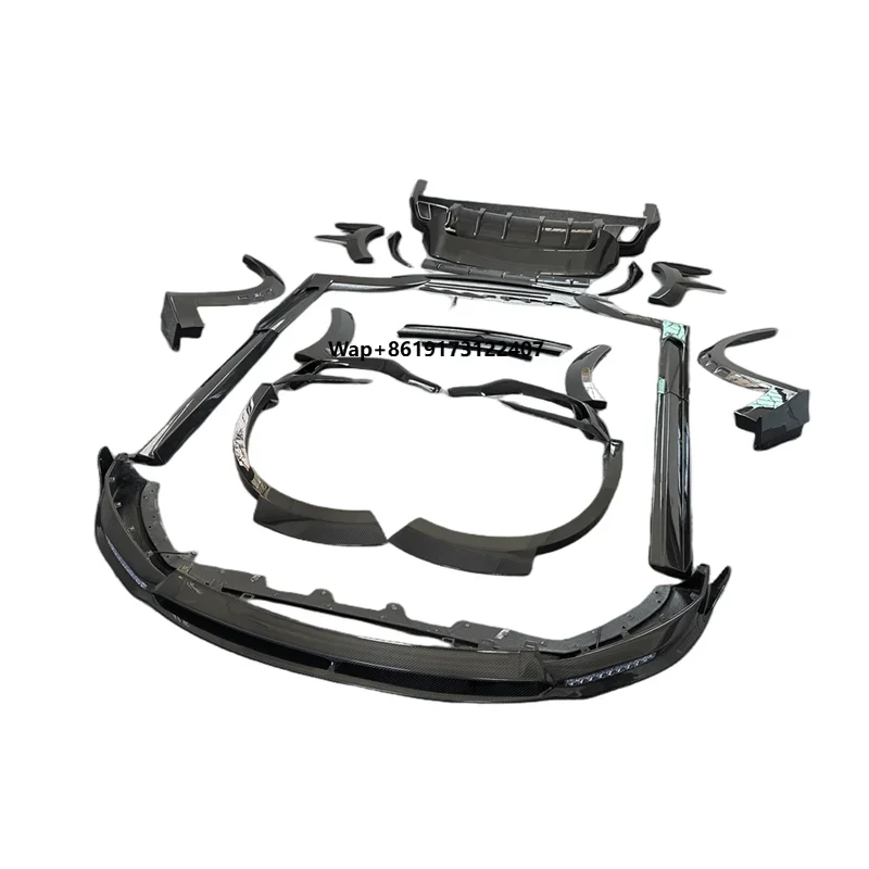 High Quality Modified Dry Carbon Fiber+ Half Carbon Body Kit  with Painting Msy Style Wide Body Kit Full Set