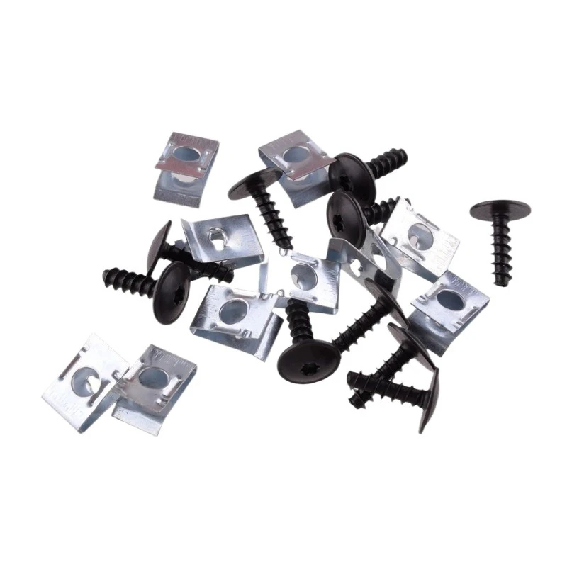40Pcs N10433701 N90775001 Brand New U-Nut Clip & Torx Tapping Screw Cover for VW Audi