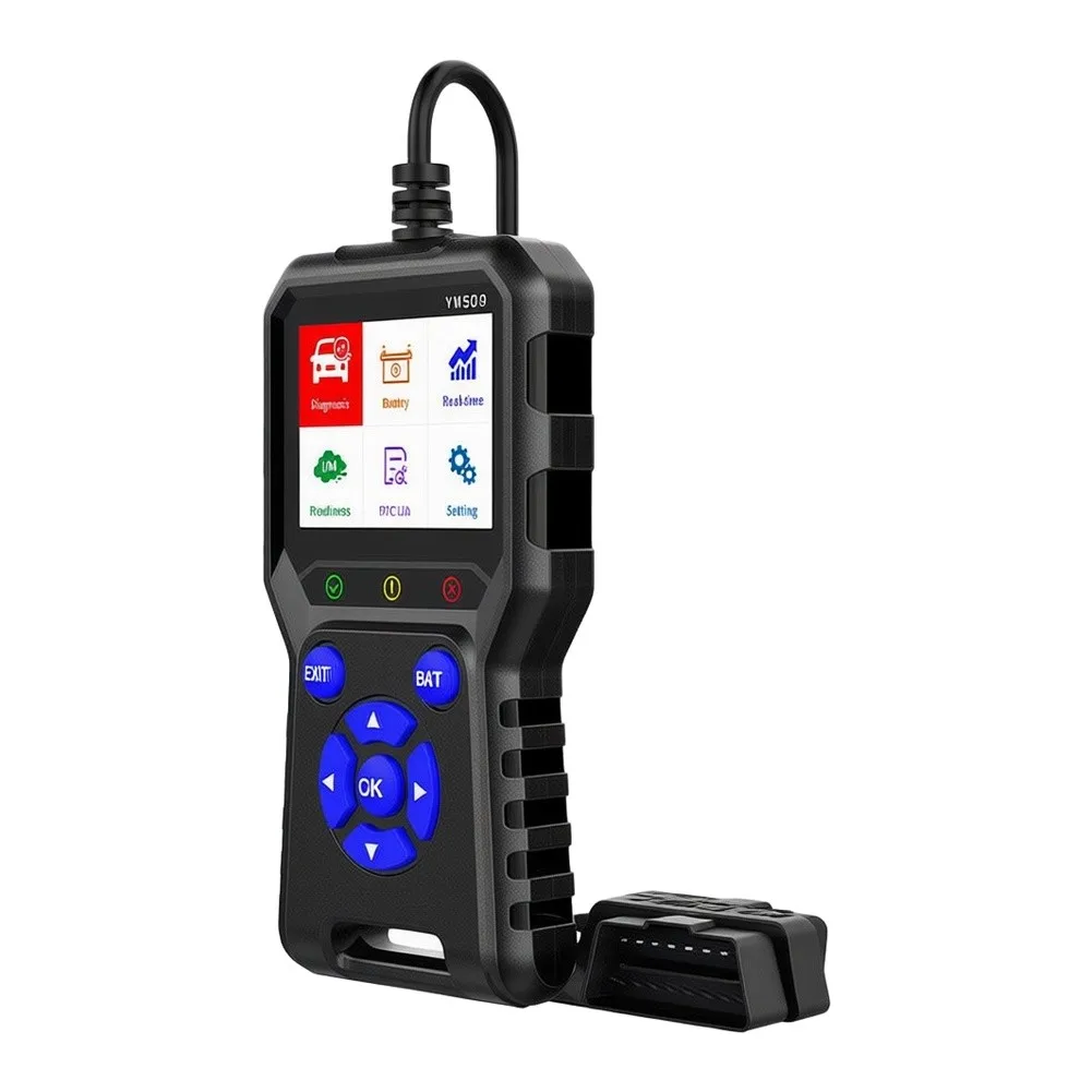 Scanner with 2.8 Inch For Color Screen for Live Data Streams Freeze Frame Data I/M Readiness Emission System Testing