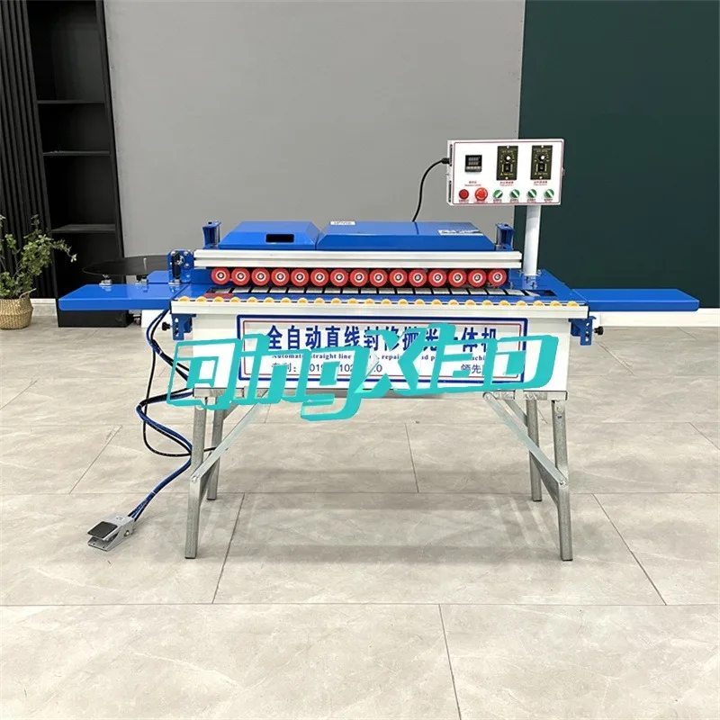 Small Fully Automatic Edge Banding Machine Automatic Straight Edge Banding and Polishing Machine