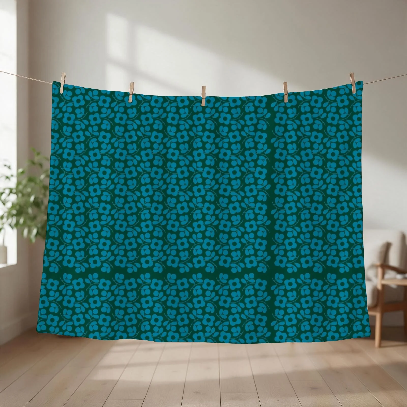 orla kiely, Stem Sprig ,orla kiely pattern Throw Blanket couch cozy soft plush fuzzy picnic outdoor blanket