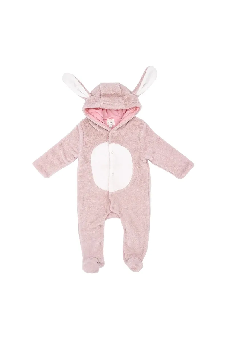 

0-18 Months Baby Footies Coral Velvet Double Layer Babies Girl Clothes Infantil Boys One Piece Unisex Cute Jumpsuit Infant New