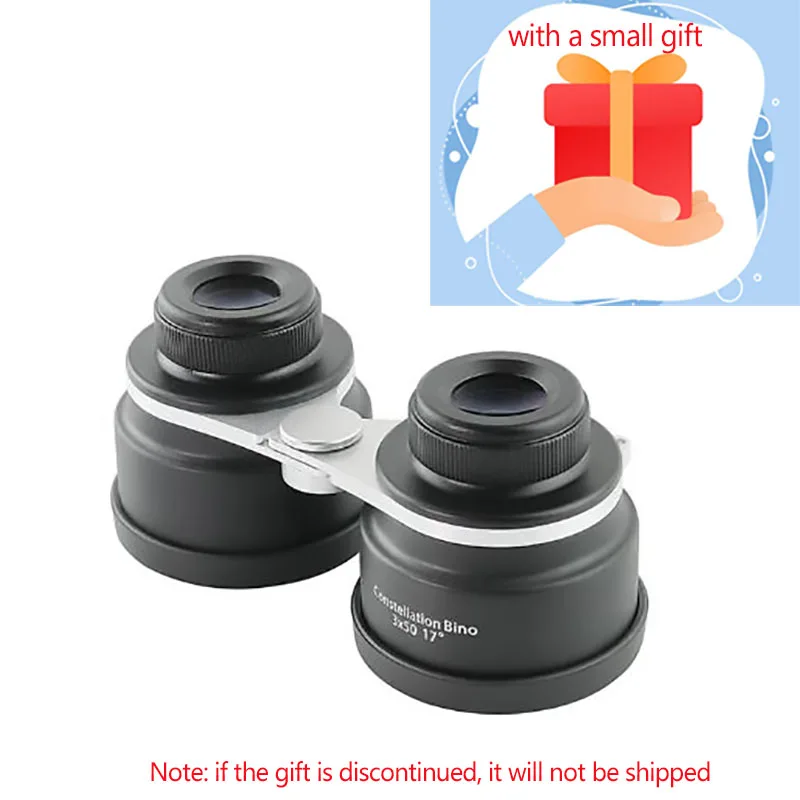 Binocular 2X40 3X50 HD 18MM Eyepiece Binoculars Full Optical Lenses Starscope Stargazing Telescope Multilayer Coated Lenses