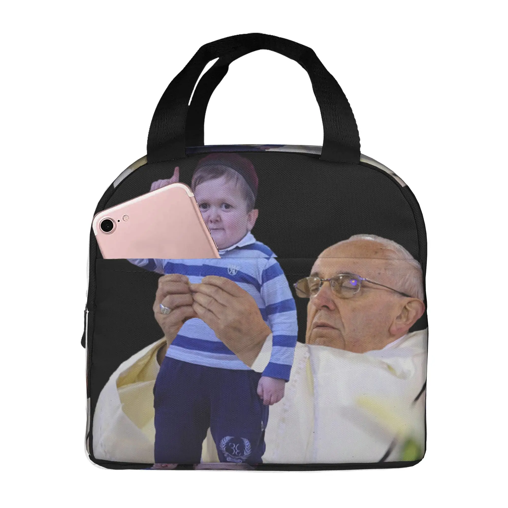 King Hasbulla Insulated Lunch Bag for School Office  Resuable Cooler Thermal Lunch Box Women Men