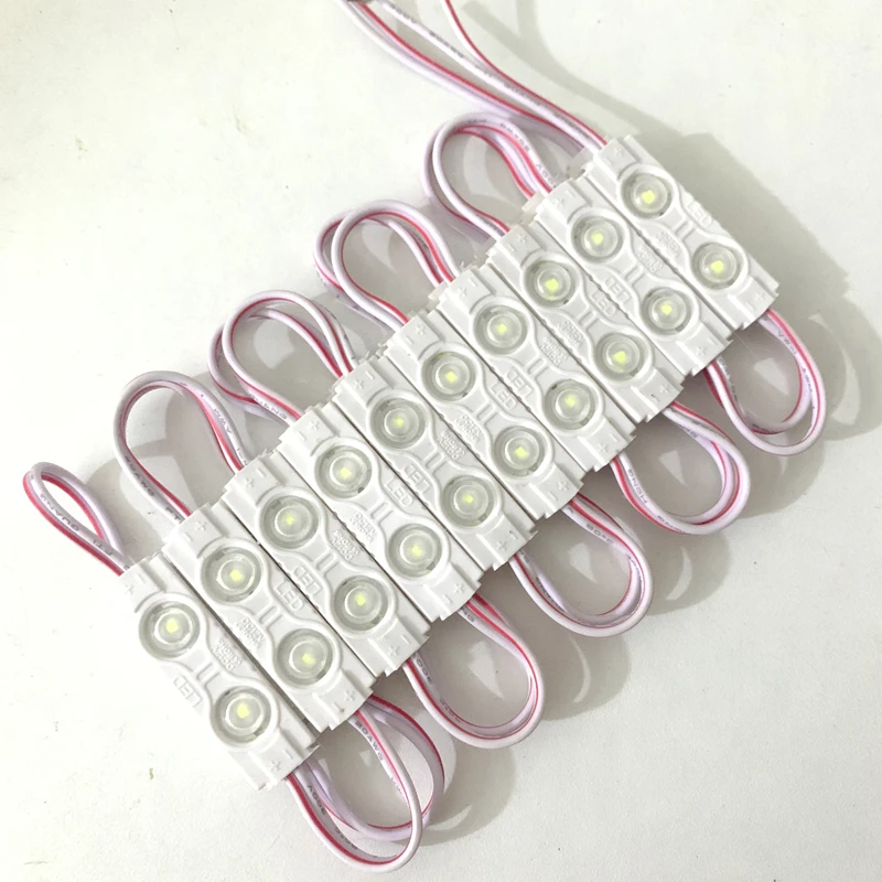 20pcs DC12V 2835 LED Module 1.2W Cool White Waterproof 2LED Module 45*15mm LED Back Light Backlight for Sign Channel Letter