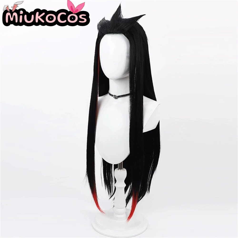 IN VOORRAAD Heartsteel Yone Cosplay Pruik Zwart Haar MiukoCosplay Game LOL Cosplay