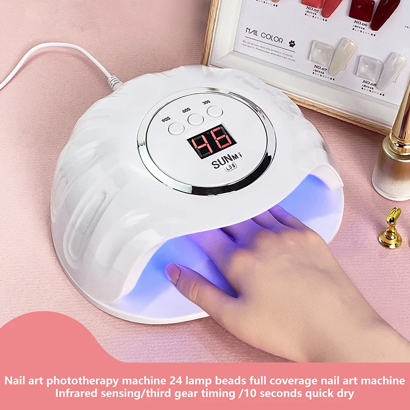 Professional Nail Lamp LED Manicure UV Lamp Nail Dryer For UV Gel LED Gel Nail Machine Infrared Sensor