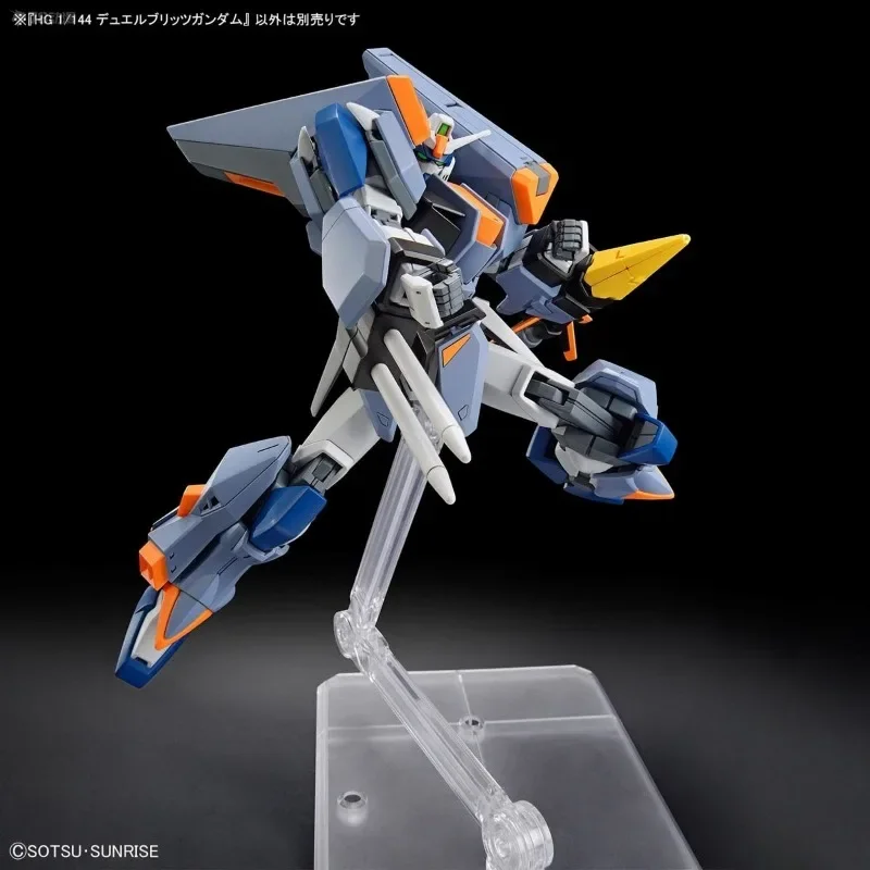 Bandai-Genuine Action Figure Anime, DUEL BLITZ, Gundam ZGF-1027M, Modelo de Montagem HGCE, Brinquedos Originais, Ornamentos Colecionáveis, Presentes