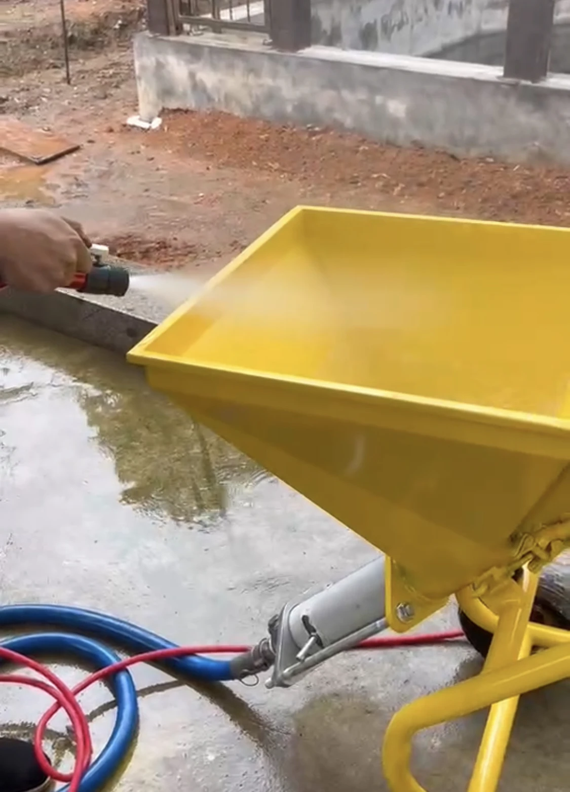 Asian Direct Factory Sale Automatic Multifunctional Wall Putty Spraying Machine New Wall Putty Spraying Machine