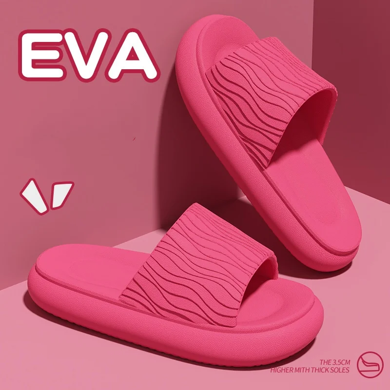 

Men's Slipper anti-odor Indoor Home Silent Bathroom anti-slip EVA Cooling Slippers For Women