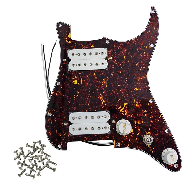 

ST Guitar HH Coil Splitting Prewired Silence Switch Set For ST SQ Electric Guitar Pickup Panel-AT20
