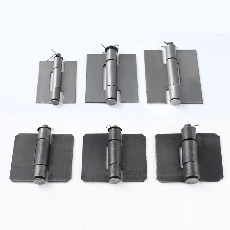 

1PCS Thick Heavy-duty Welded Hinges With Strong Load-bearing Capacity Detachable Iron Door And Carriage Specific Hinges