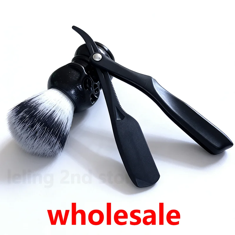 

Оптовая продажа: Профессиональная ручная бритва с прямым лезвием, пластиковая парикмахерская бритва, складная бритва для бритья, прямая бритва для стрижки бороды оптом