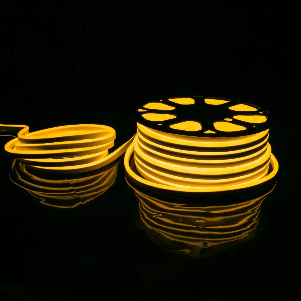 50m/roll 220VAC/110VAC smd 2835 outdoor waterproof IP67 flexible led neon light strip high quality 220V