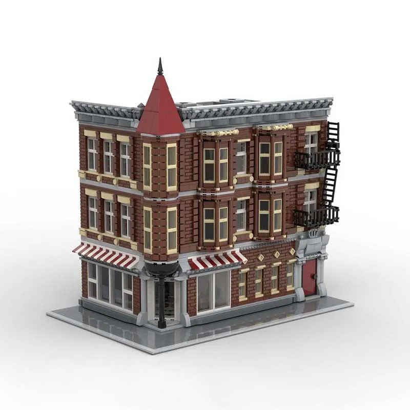 Stadt Street View Moc Gebäude Ziegel Viktorianischen Architektur Modell Gebäude Technologie Modulare Block DIY Weihnachten Spielzeug Geschenke