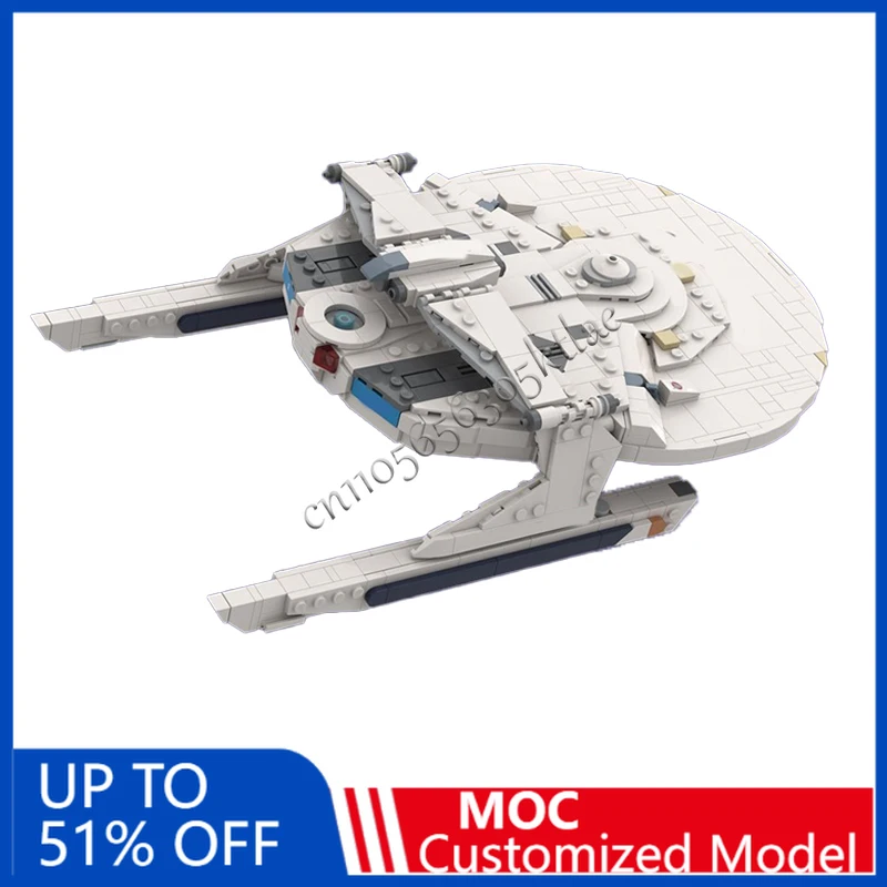 

818 PCS Customize Class Star Trek Reliant Creative MOC Building Block Model Children Assembly Christmas Gift Educational DIY Set